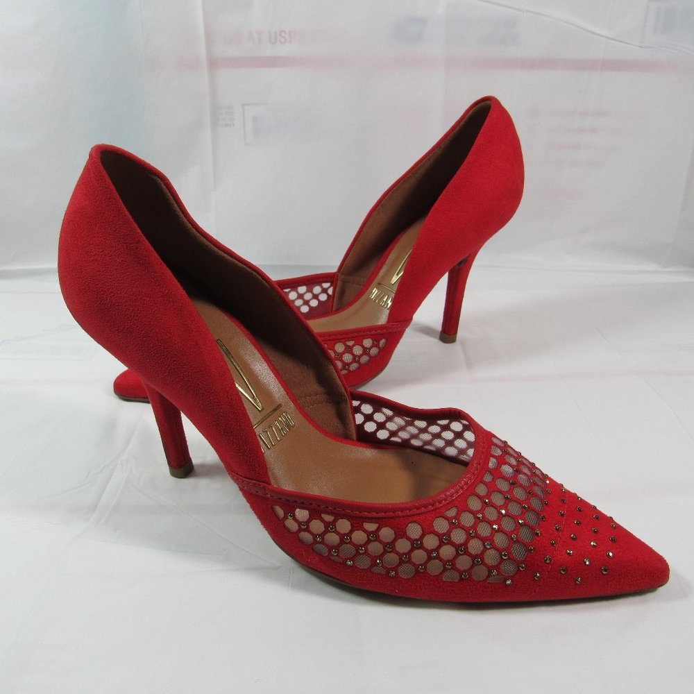 Vizzano Pointed Heels Pumps Shoes Beaded Mesh